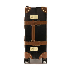 Load image into Gallery viewer, Globe-Trotter: Carry-On - 4 Wheels Black and Caramel