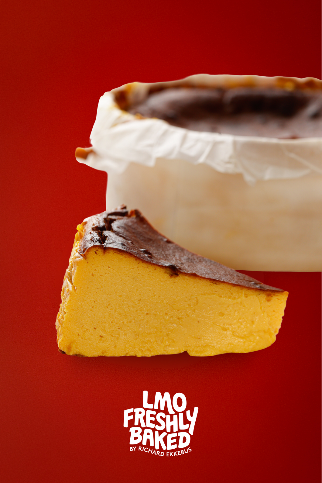 Kabocha & Bourbon Vanilla Burnt Basque Cheesecake