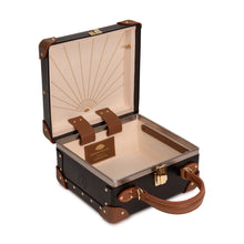 Load image into Gallery viewer, Globe-Trotter: London Square - Black and Caramel

