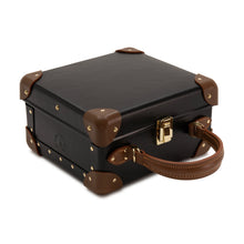Load image into Gallery viewer, Globe-Trotter: London Square - Black and Caramel
