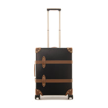 Load image into Gallery viewer, Globe-Trotter: Carry-On - 4 Wheels Black and Caramel
