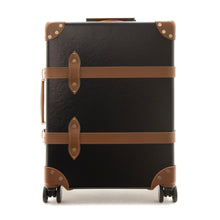 Load image into Gallery viewer, Globe-Trotter: Carry-On - 4 Wheels Black and Caramel
