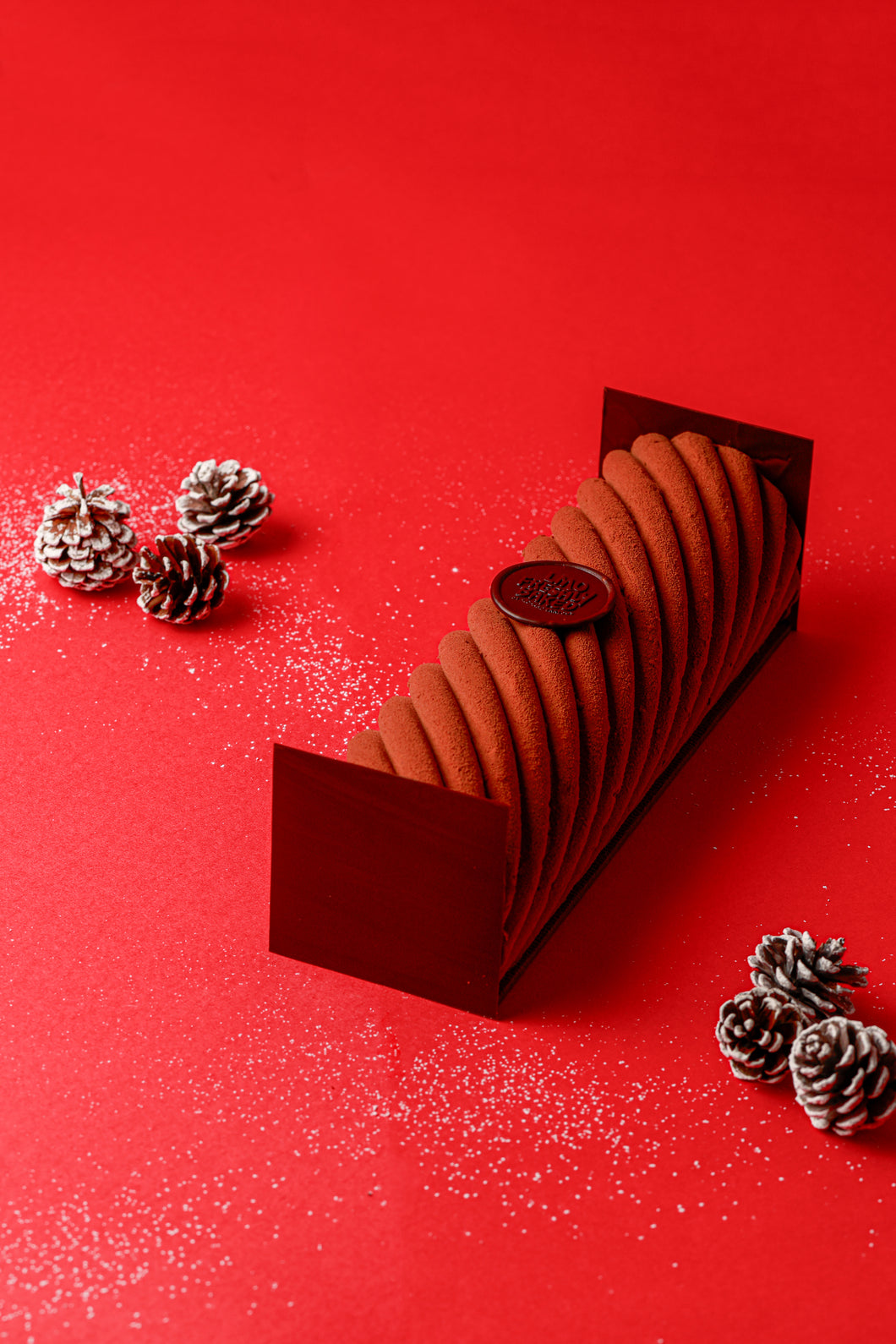 Pecan & Salted Caramel Christmas Log